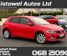 VOLKSWAGEN POLO HIGHLINE 1.0 TSI AUTOMATIC * MASSIVE SERVICE HISTORY, 7 SERVICE STAMPS, REAR VIEW CAMERA, APPLE CARPLAY//ANDROID AUTO, ADAPTIVE CRUISE CONTROL, 2 KEYS, DUAL ZON