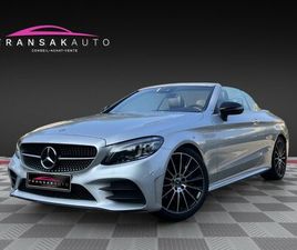 MERCEDES CLASSE C CABRIOLET 220 D 9G-TRONIC AMG LINE - EXCELLENT ETAT - SUIVI COMPLET