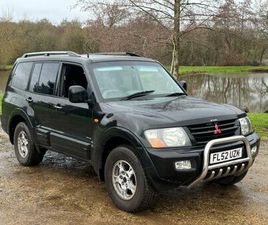 2002 MITSUBISHI SHOGUN 3.5 V6 ANIMAL 5DR AUTO * WOW LOW 84K MILES * PX WELCOME * ESTATE PETROL A...