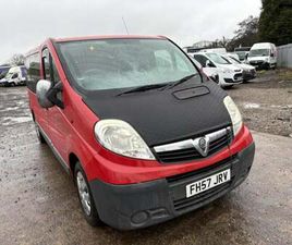 2007 VAUXHALL VIVARO VIVARO 2900 CDTI LWB CAMPER DIESEL MANUAL