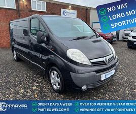2012 VAUXHALL VIVARO (62) NO VAT TO PAY! SPORTIVE 2.0 CDTI 115 2900 LWB PANEL VAN DIESEL MANUAL