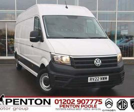 2022 VOLKSWAGEN CRAFTER 2.0 TDI 140PS STARTLINE HIGH ROOF VAN PANEL VAN DIESEL MANUAL