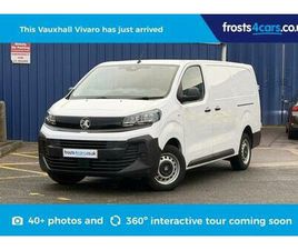 2024 VAUXHALL VIVARO XL 1.5 TURBO D 120 PRIME XL LWB EURO 6) VAN DIESEL MANUAL