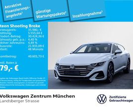 ARTEON SHOOTING BRAKE 2.0 TSI R-LINE AHK ACC IQ.LIGHT IQ.DRIVE AREAVIEW PARKASSIST LEDER EKLAPPE APP