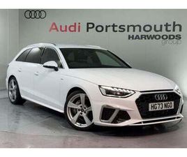 2023 AUDI A4 AVANT 2.0 TFSI 40 S LINE ESTATE 5DR PETROL S TRONIC EURO 6 (START/STOP) (204 PS) ESTATE PET...