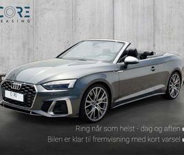 AUDI S5 3,0 TFSI CABRIOLET QUATTRO TIPTR. - 330.000 KR