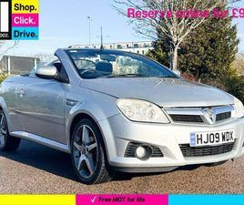 VAUXHALL TIGRA 1.4I 16V EXCLUSIV CONVERTIBLE 2DR PETROL MANUAL (A/C) (146 G/KM, 89 BHP) PETROL M...