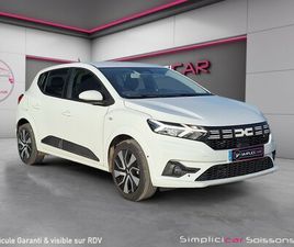 DACIA SANDERO 3 EXPRESSION - ENTRETIEN RENAULT/RADARS AV/AR/CAMÉRA DE RECUL/LECTURE DES PANNEAUX - GARANTIE 12 MOIS