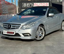 MERCEDES CLASSE E CABRIOLET E 350 MERCEDES-BENZ CLASE E CABRIO E 350 CDI BE AVANTGARDE