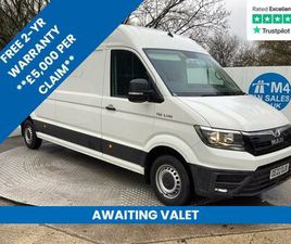 2022 MAN TGE 3140D LION XS LWB H/R EURO 6 LWB PANEL VAN DIESEL MANUAL