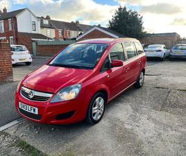 VAUXHALL ZAFIRA MPV 7 SEATS 2013 1.6 PETROL PORTSMOUTH