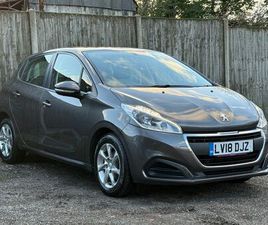 PEUGEOT 208 2018 PEUGEOT 208 1.2 PURETECH ACTIVE (82BHP) (START/STOP) ETG5