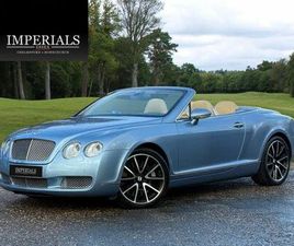 BENTLEY CONTINENTAL 6.0 W12 GTC CONVERTIBLE 2DR PETROL AUTO 4WD EURO 4 (560 PS)