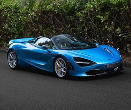 MCLAREN 720S 4.0T V8 SPIDER 2DR PETROL SSG EURO 6 (START/STOP) (720 PS)