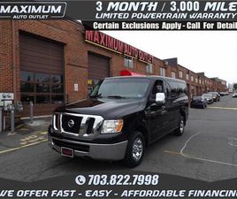 USED 2017 NISSAN NV PASSENGER NV3500 HD SV V6