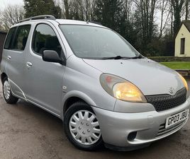 TOYOTA YARIS VERSO 2003 (03) - 1.3 16V VVTI GS 5DR AUTO
