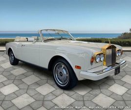 USED 1990 ROLLS-ROYCE CORNICHE III NAPLES FL 34104