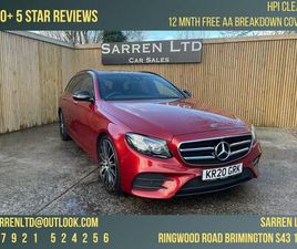 MERCEDES CLASSE E BREAK 2020 MERCEDES-BENZ E-CLASS 2.0D E300D AMG LINE EDITION PREMIUM PLUS ESTATE 5D