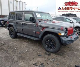 JEEP WRANGLER 2019R., SPORT ALTITUDE, OD UBEZPIECZALNI 2.0 BENZYNA 270KM