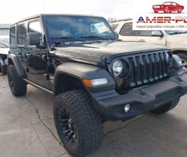 JEEP WRANGLER 2019R., SPORT S, OD UBEZPIECZALNI 2.0 BENZYNA 270KM