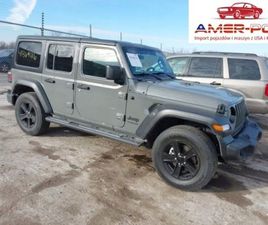 JEEP WRANGLER 2022R., SPORT ALTITUDE, OD UBEZPIECZALNI 2.0 BENZYNA 270KM