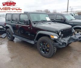 JEEP WRANGLER 2023R., ALTITUDE, OD UBEZPIECZALNI 3.6 BENZYNA 285KM