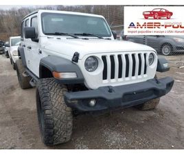 JEEP WRANGLER 2020R., UNLIMITED SPORT S, OD UBEZPIECZALNI 3.6 BENZYNA 285KM
