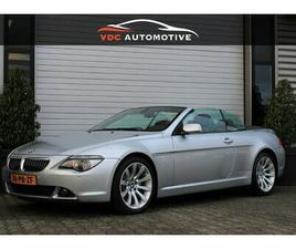 BMW 6-SERIE CABRIO - 645CI S ROOD LEDER | MEMORY | XENON | NAVI | STOELVERWARMING