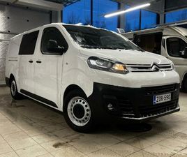 CITROU00EBN U00EB-JUMPY 75 KWH 136 XL - 14 PÄIVÄN PALAUTUSOIKEUS - SUOMI-AUTO / ALV / MERKKIHUOLLETTU / 1-OMISTAJALTA / 360U00B0 / LÄPIJUOSTAVA / PARIOVET