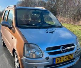 OPEL AGILA 1.2 I 16V 2002 GRIJS/ORANJE NJOY — OPEL — MARKTPLAATS