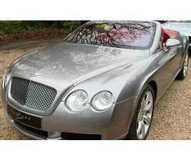 2007 BENTLEY CONTINENTAL GTC ARGENT AUTOMATIQUE, 6 VITESS...