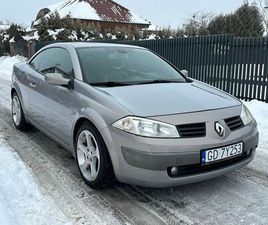 RENAULT MEGANE II 1.9 CABRIO, PANORAMA, KLIMATRONIC, SKÓRY, ALUFELGI!! STRASZYN • OLX.PL
