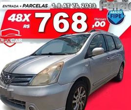 LIVINA 7LUG 1.8 AT 2013(VALOR REAL!!!)