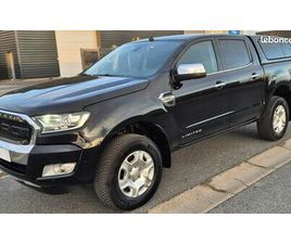 FORD RANGER LIMITED 2.2 TDCI 160 4X4 PICKUP DOUBLE CABINE 5 PLACES CAMÉRA CARPLAY HARDTOP ATTELAGE