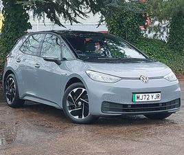 VOLKSWAGEN ID.3 2022 110KW LIFE PURE PERFORMANCE 45KWH 5DR AUTO