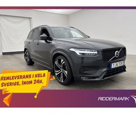 VOLVO XC90 B5 AWD 235HK 7SITS R-DESIGN PANO B&W LUFTFJÄDRING