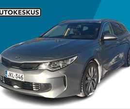 KIA OPTIMA 2,0 GDI PHEV BUSINESS LUXURY SW AUTOM. - KATTAVA VARUSTELU / MUKAUTUVA VAKIONOP.SÄÄDIN / NAHKAVERHOILU ILMASTOIDUIN ETUISTUIMIN / ÔLYPUHELIMEN PEILAU