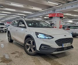 FORD FOCUS 1,0 ECOBOOST 125HV A8 ACTIVE WAGON - 14 PÄIVÄN PALAUTUSOIKEUS - 1 OM. SUOMI-AUTO, MERKKIHUOLLETTU, ADAPT. VAKKARI, LED, KEYLESSGO, P-TUTKAT - J. AUTO