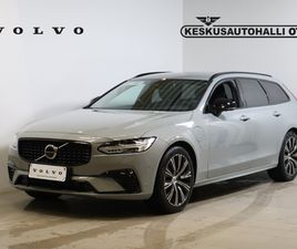 VOLVO V90 T6 AWD LONG RANGE PLUS DARK AUT - TEHDASTAKUU+VOLVO SELEKT TAKUU 24KK / ADAPT VAKIONOP / GOOGLE / 360 / NAHAT / SÄHKÖPENKIT / HI LED / BLIS / KOUKKU /
