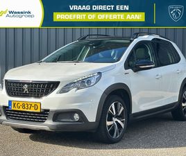 PEUGEOT 2008 1.2 TURBO 130PK GT-LINE I TREKHAAK 1250KG I GLAZEN DAK I NAVIGATIE I PARKEERSENSOREN I ACTIVE CITY BRAKE I LEER I