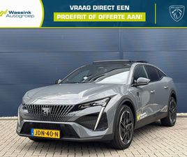 PEUGEOT 408 58KWH 210PK GT AVANTAGE | FOCAL | SCHUIFDAK | MATRIX-LED | 19 INCH | 360 CAMERA | STOELVERWARMING | MASSAGE