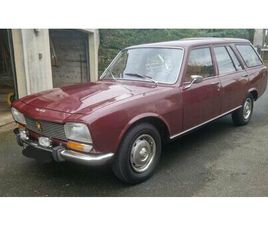 1973 PEUGEOT 504 ROUGE FONCÉ MANUEL, 4 VITESSES CONDUITE...