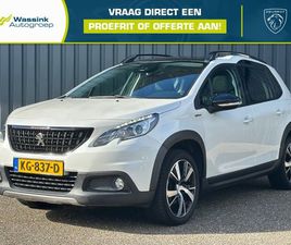 PEUGEOT 2008 1.2 TURBO 130PK GT-LINE I TREKHAAK 1250KG I GLAZEN DAK I NAVIGATIE I PARKEERSENSOREN I ACTIVE CITY BRAKE I LEER I