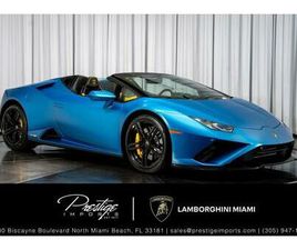 USED 2020 LAMBORGHINI HURACAN EVO SPYDER RWD