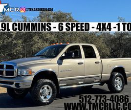 2005 DODGE RAM 3500 4X4 - 6 SPEED MANUAL - 5.9L CUMMINS TURBO DIESEL