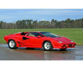 LAMBORGHINI COUNTACH 1986 LAMBORGHINI COUNTACH 5000 QV VENTE AUX ENCHÈRES