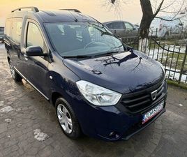 DACIA DOKKER 1.6 16V LPG 2017 KLIMA CZUJNIKI LADNA CHOSZCZNO • OLX.PL