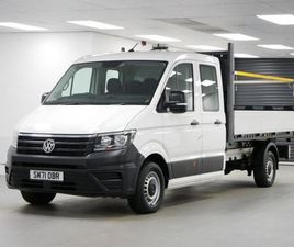 2022 VOLKSWAGEN CRAFTER CR35 RWD 2.0 TDI 140 BHP S/L ETG 7 SEATER CREWCAB TIPPER