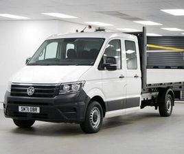 2022 VOLKSWAGEN CRAFTER CR35 RWD 2.0 TDI 140 BHP S/L ETG 7 SEATER CREWCAB TIPPER