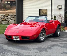 1975 CHEVROLET CORVETTE, 383 STROKER, 460HK, WILWOOD BREMSER, DYNAMAX EKSOS